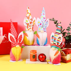 Easter Decorations Rabbit Radish Doll Doll Window Home Decoration Ornaments