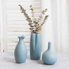 Creative Home Ceramic Crafts Ceramic Vase Desk Hydroponic Vase Decoration