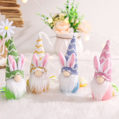 Easter Knitted Hat Faceless Old Man Doll Pendant