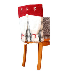 Christmas Chair Accessories Rudolf Chair Set Hotel Restaurant Table Chair Back Set Atmosphere Decoration Christmas Decoration
