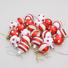 Mini painted Christmas balls