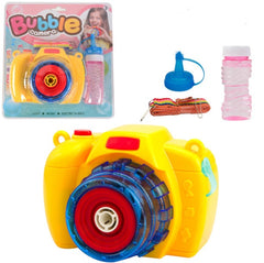 Children's electric bubble camera toy