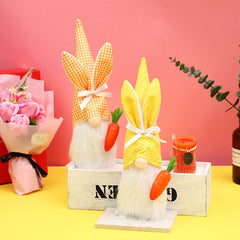 Easter Decorations Radish Rabbit Doll Window Home Ornaments