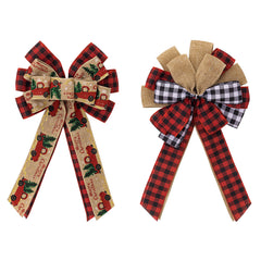 Christmas tree ribbons pendants