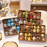 New Christmas Decorations Christmas Ball Bell Gift Pack Pinecone Drum Combination Christmas Tree Pendant
