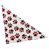 Pet Triangle Towel Strawberry Avocado Footprint Dog Saliva