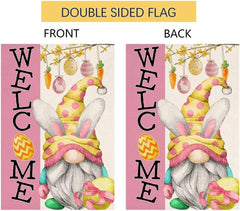 Easter Outdoor Garden Flag Rabbit Decoration Flag