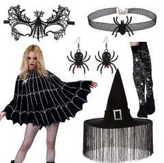 Halloween Witch Hair Accessories Props Costume Set