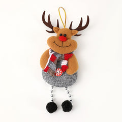 Christmas decorations elderly small pendants Christmas tree accessories