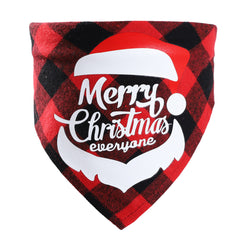 Fashion Pet Dog Christmas Saliva Towel
