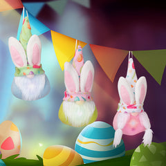 Pendant No Face Easter Bunny Action The Props