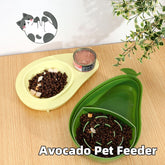 Avocado Pet Dog Cat Automatic Feeder Bowl For Dogs Drinking Water 690ml Bottle