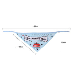 Creative Birthday Scarf In Big Dog Saliva Towel