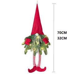 Christmas Decorations Christmas Wreath Long Leg Faceless Elderly