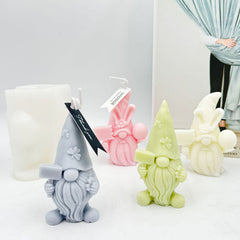 Easter Handheld Egg Candle Silicone Mold