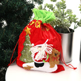 Christmas gift bag 3D Christmas gift bag Elderly gift bag