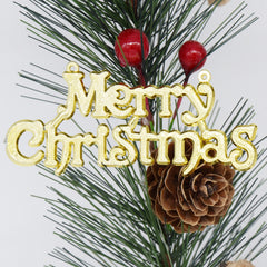 Christmas Letter Sign Capital English Letter Christmas Holiday Gift Decoration Accessories Christmas Tree Hanging Piece Sign