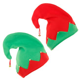 New Christmas elf hat Christmas elf style hat red green hat velvet bell holiday party