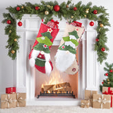 Christmas Decorations 3D Elf Faceless Dolls Christmas Socks