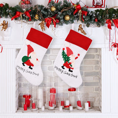 Christmas Decoration Supplies Cartoon Santa Claus Backpack Christmas Socks