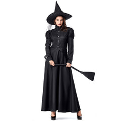 Halloween Costume Stage Performance Cosplay Black Witch Parent-child Clothing