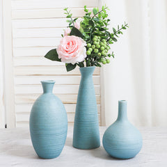 Creative Home Ceramic Crafts Ceramic Vase Desk Hydroponic Vase Decoration