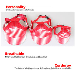 Small Dog Headdress Sun Hat Teddy Golden Retriever Large