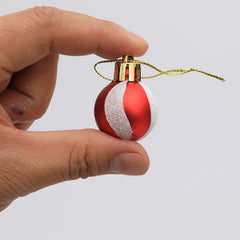 Mini painted Christmas balls