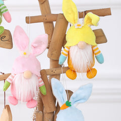 Easter Bunny Gnome Doll Ornament Pendant