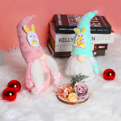 Rabbit Ears Doll Ornaments Easter Elf Doll Gift Decorations