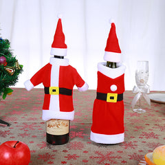 Christmas wine bottle bag, Santa Claus snowman deer wine bottle cover, Christmas decorative items, Christmas wine bag