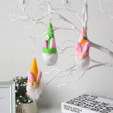 Easter Faceless Rabbit Hanging Cute Rabbit Ears Hanging Ornament Decorative