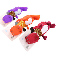 Pet Dog Chewing Sound Plush Dinosaur Toy Three-color Paper Card