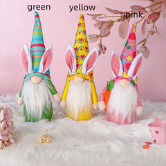 Easter Bunny Doll Decoration Faceless Old Man