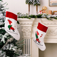 Christmas Decoration Supplies Cartoon Santa Claus Backpack Christmas Socks