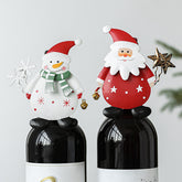 Santa Claus Snowman Wine Bottle Decoration Santa Claus Christmas Pendant Wine Bottle Christmas Decoration Ornament
