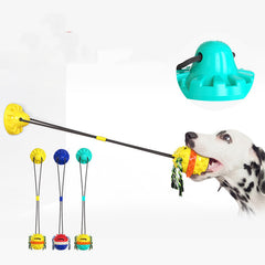 Strengthen Single And Double Sucker Leaking Ball Dog Toy
