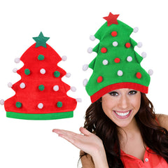 Christmas tree hat creative Christmas hat holiday party elf hat Christmas hat