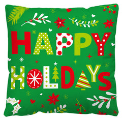 Christmas Pillow Cover Red Black Grid Christmas Sofa Cushion Cover Plush Pillow