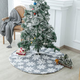 Christmas tree skirt home Christmas decoration 120cm velvet tree skirt Christmas tree decoration supplies