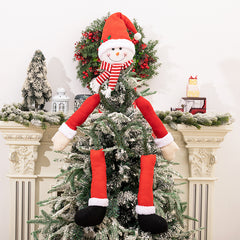 Christmas Decoration Supplies Creative Christmas Tree Doll Christmas Tree Top Decoration