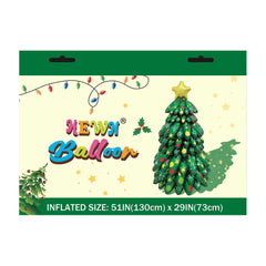 Assembled Christmas Tree Aluminum Film Balloon Christmas Decoration Stereo Christmas Tree Aluminum Film Balloon
