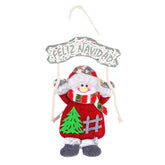 New Cartoon Christmas Small Pendant Hotel Shopping Mall Window Decoration Non woven Christmas Tree Decoration