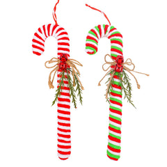 Candy Christmas Cane Red and White Cane Hook Decoration Christmas Tree