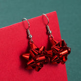 New Christmas Green Star Snowflake Earrings ins Christmas Gift Earrings