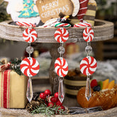 3PCS Christmas candy ice cone pendant Christmas decoration atmosphere