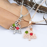 Christmas Gift Accessories Fashionable Hollow out Micro inlaid Zircon
