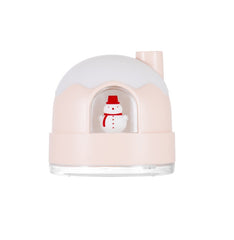 Christmas gifts Snowy house night light humidifier spray water replenishing air mute humidifier