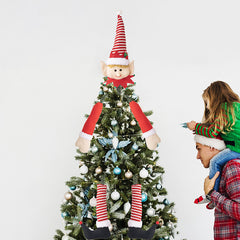 Christmas Decoration Supplies Creative Christmas Tree Doll Christmas Tree Top Decoration