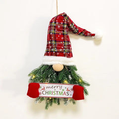 Christmas Decorations Christmas Wreath Long Leg Faceless Elderly